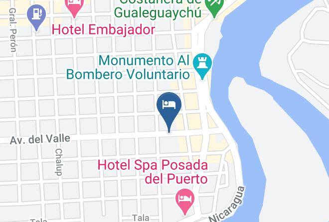 Gualeguaychu - Hotel Barracas Del Puerto Maps