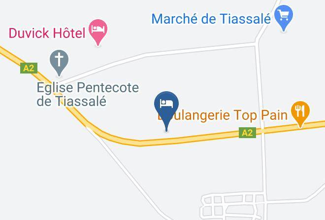 Hotel Barracuda ''la Belle Etoile'' Map - Lagunes - Tiassale