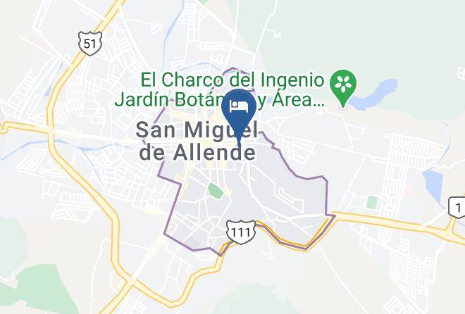 San Miguel De Allende - Hotel Barranca 10 Maps