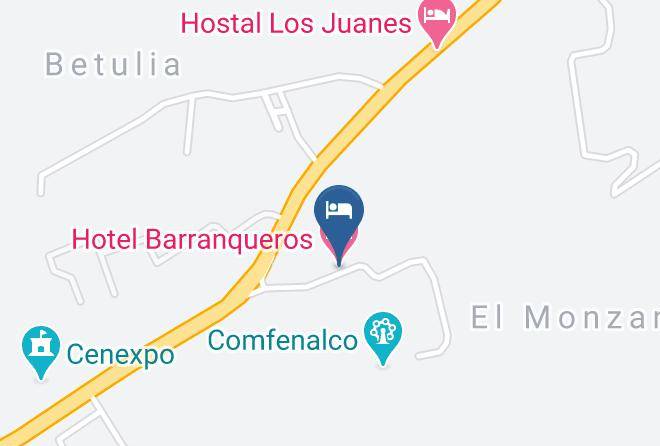 La Tebaida - Hotel Barranqueros Maps