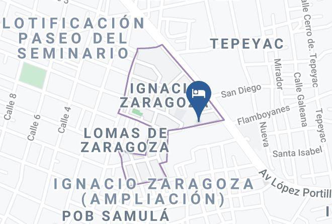 Campeche Ignacio Zaragoza - Hotel Barranquilla Maps