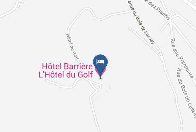 Calvados - Hotel Barriere L'hotel Du Golf Maps