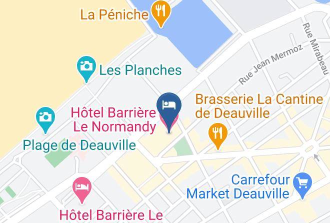 Hotel Barriere Le Normandy Map