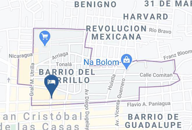 San Cristobal De Las Casas - Hotel Barrio Antiguo Maps