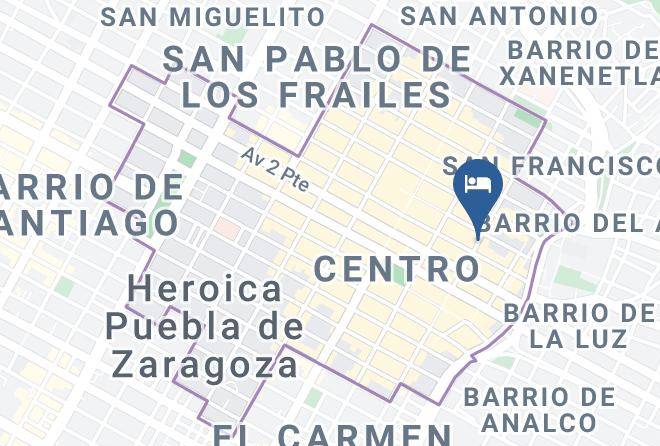 Heroica Puebla De Zaragoza Puebla - Hotel Barroco Maps