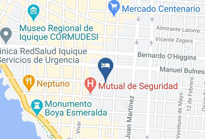 Iquique Province - Hotel Barros Arana Maps