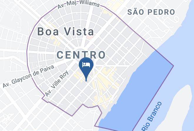 Boa Vista - Hotel Barrudada Maps