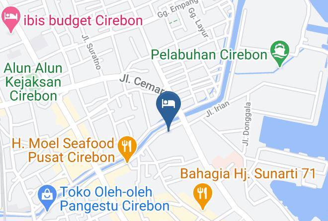 Cirebon Regency - Hotel Baru Maps