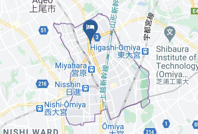 Saitama City Kita Ward - Hotel Baru Maps