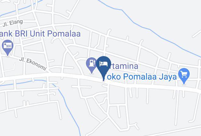 Kolaka Regency - Hotel Baruga Mas Maps