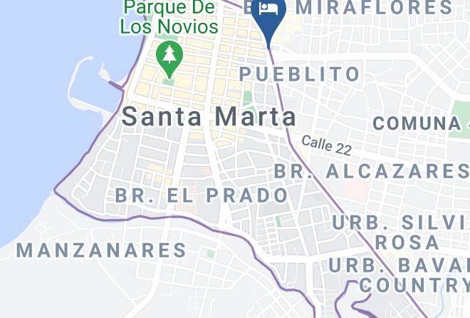 Santa Marta - Hotel Baruk Maps