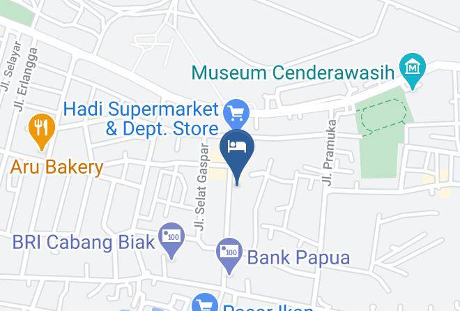 Biak Numfor Regency - Hotel Basana Inn Maps