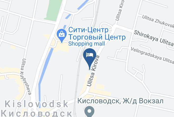 Kislovodsk - Hotel Bashnya Maps