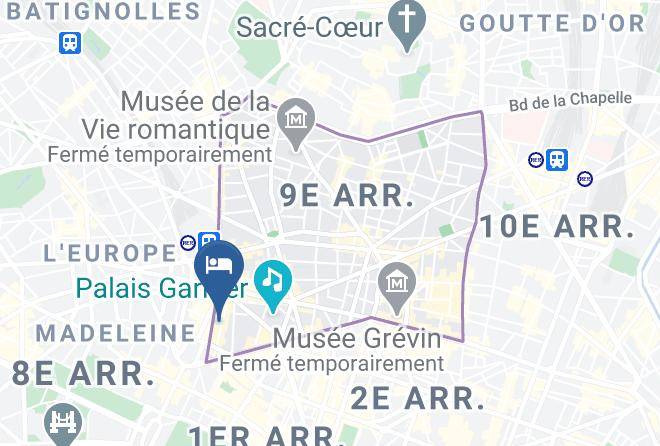 Paris - Le Basile Hotel Maps
