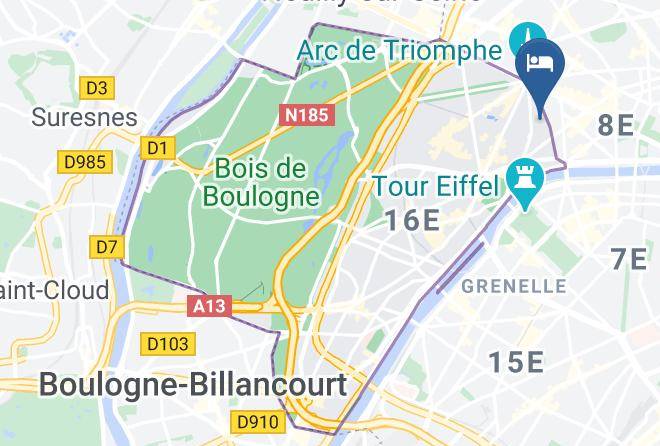 Paris - Hotel Bassano Maps