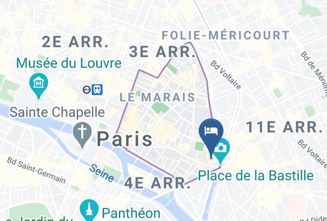 Paris - Hotel Bastille Speria Maps