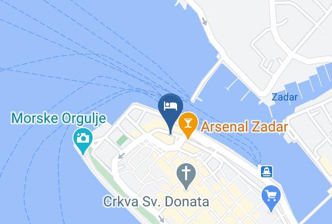 Zadar - Hotel Bastion Maps