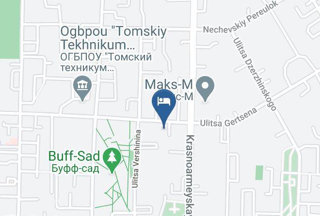 Tomsk - Hotel Bastogne Maps