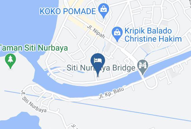 Kota Padang - Hotel Batang Arau Maps