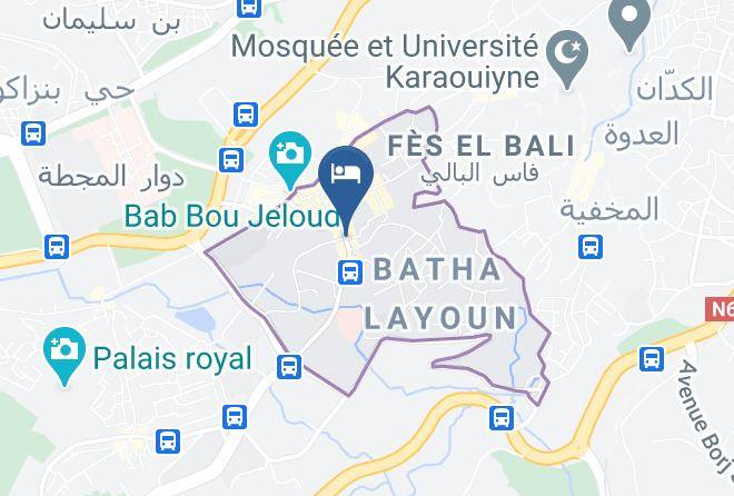 Fez - Hotel Batha Maps
