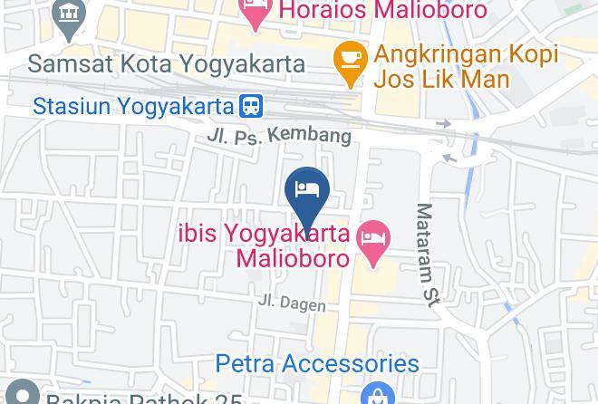 Kota Yogyakarta - Hotel Batik Yogyakarta Maps