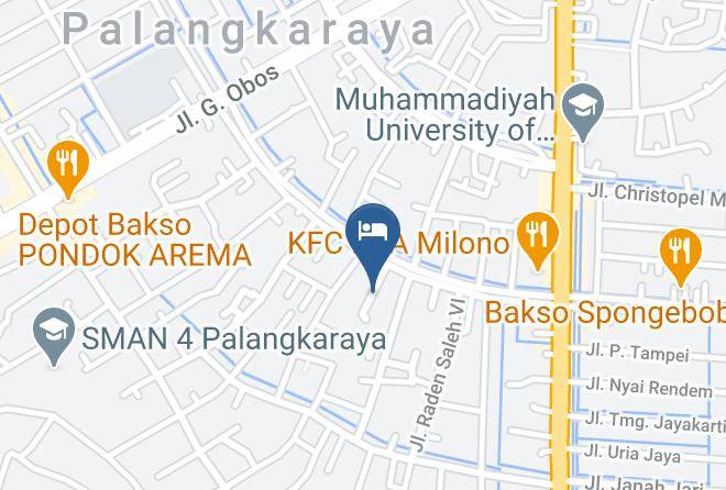 Kota Palangka Raya - Hotel Batu Suli Internasional Maps