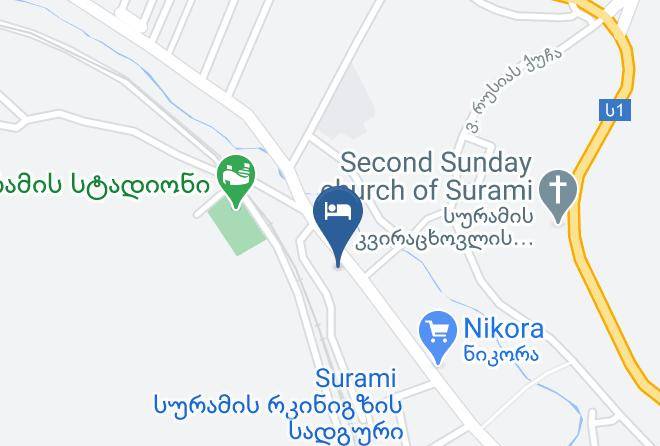 Georgia - Hotel Batumi In Surami Maps
