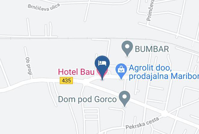Maribor - Hotel Bau Maps