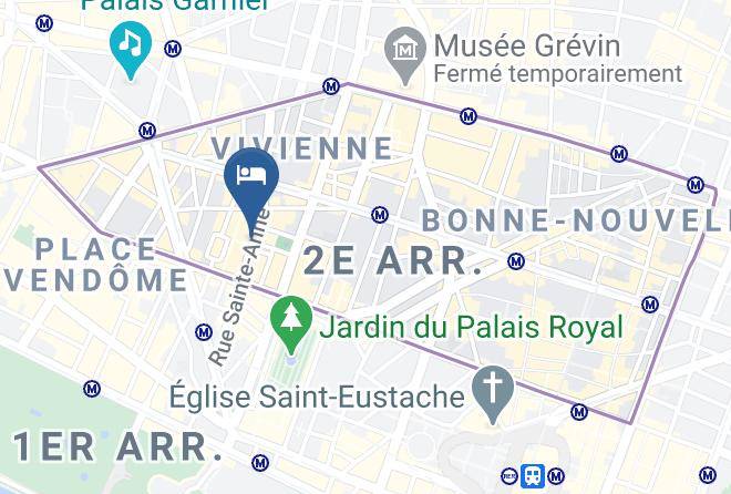 Paris - Hotel Baudelaire Opera Maps