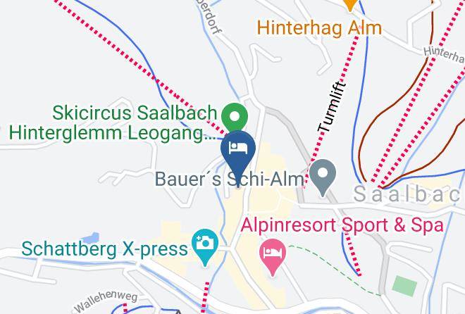 Zell Am See - Hotel Bauer Maps