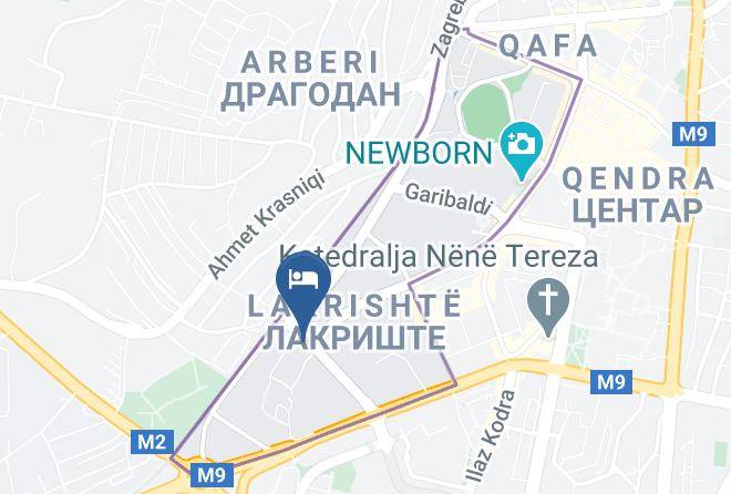 Pristina - Hotel Bavaria Maps