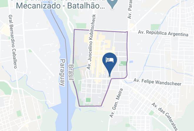 Foz Do Iguacu - Hotel Baviera Maps