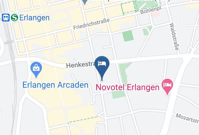 Erlangen - Hotel Bayerischer Hof Maps