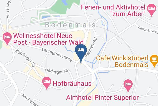 Regen - Hotel Bayerischer Hof Maps