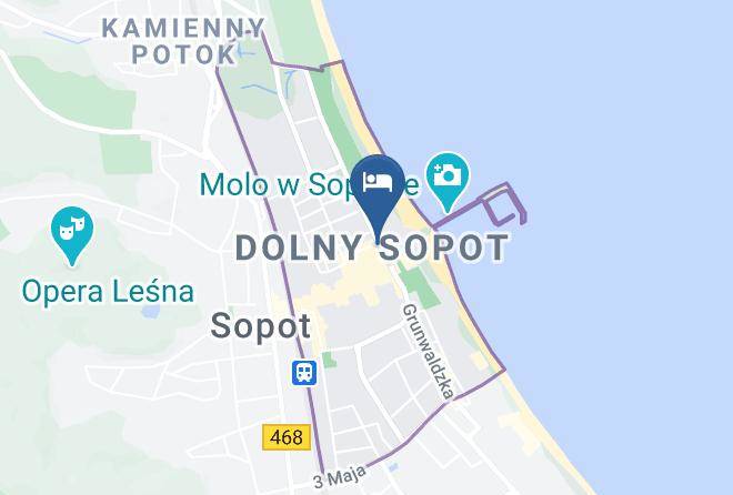 Sopot - Hotel Bayjonn Maps