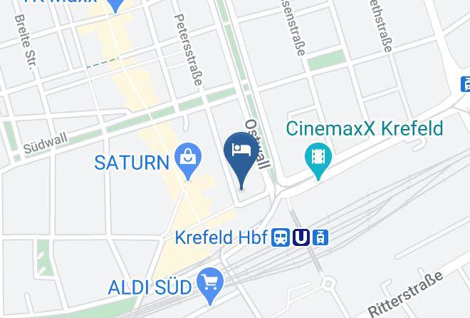 Krefeld - Hotel Bayrischer Hof Maps