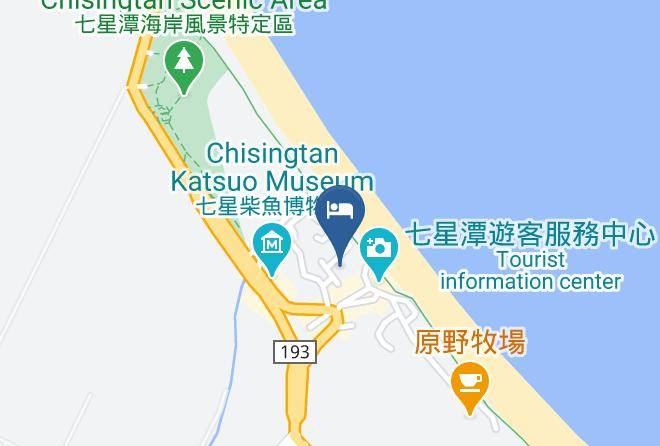 Hotel Bayview Mapa - Taiwan - Hualiennty