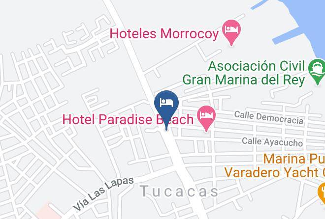 Silva - Hotel Baywatch Morrocoy Maps