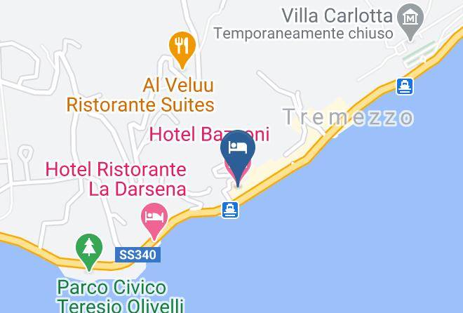 Como - Hotel Bazzoni Maps