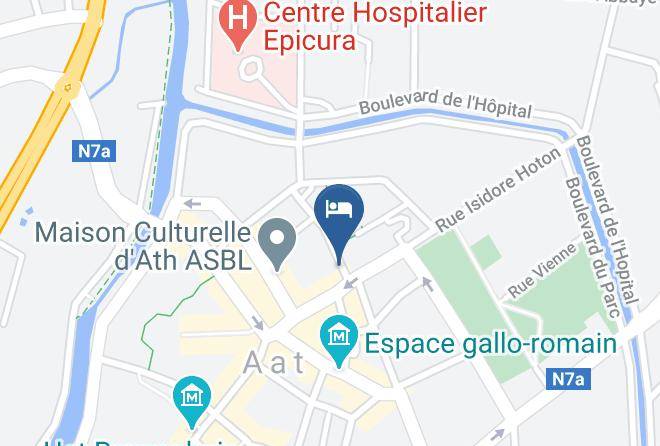 Hotel B&b L'hote Des Geants Map