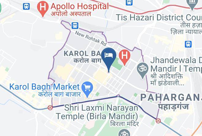 Karol Bagh - Hotel Bb Palace Maps