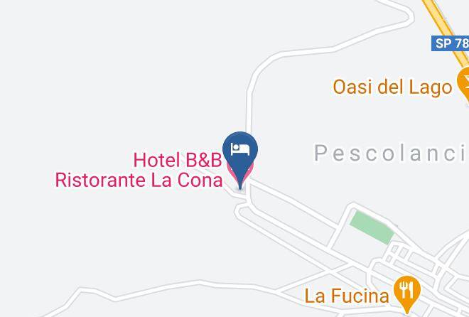 Isernia - Hotel B&b Ristorante La Cona Maps