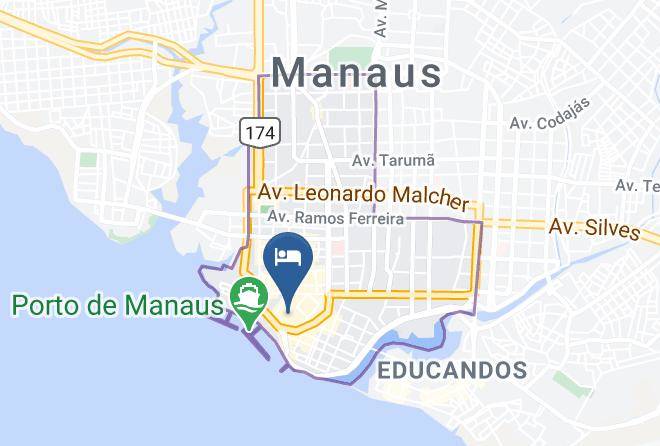 Manaus - Hotel Bdivou Manaus Maps