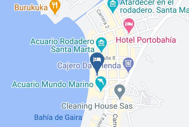 Santa Marta - Hotel Be La Sierra Maps