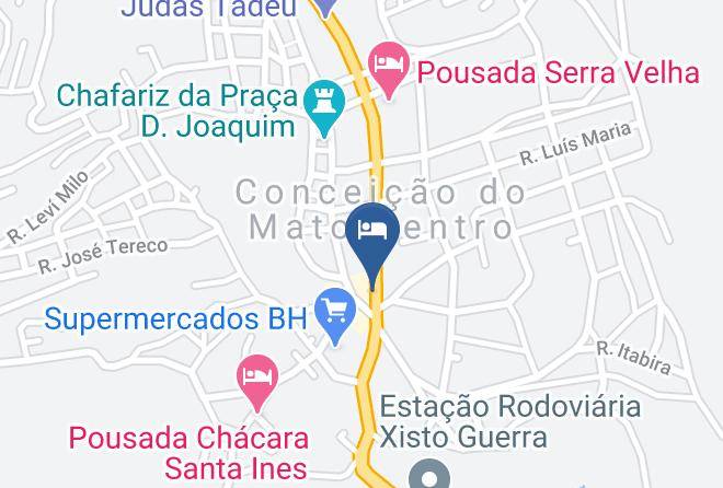 Conceicao Do Mato Dentro - Hotel Bea Maps