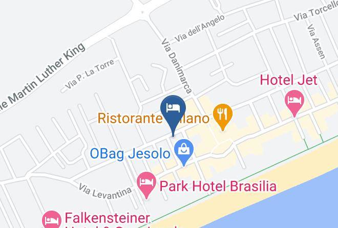 Venice - Hotel Beach 2 Jesolo Maps