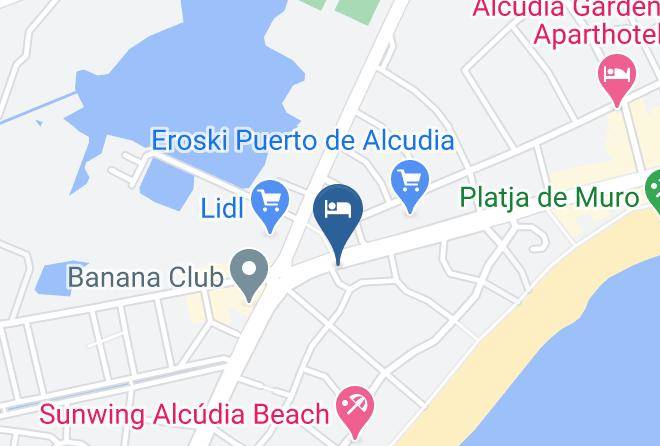 Baleares - Hotel Beach Garden Maps