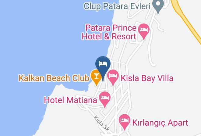Kas - Hotel Beach Park Maps