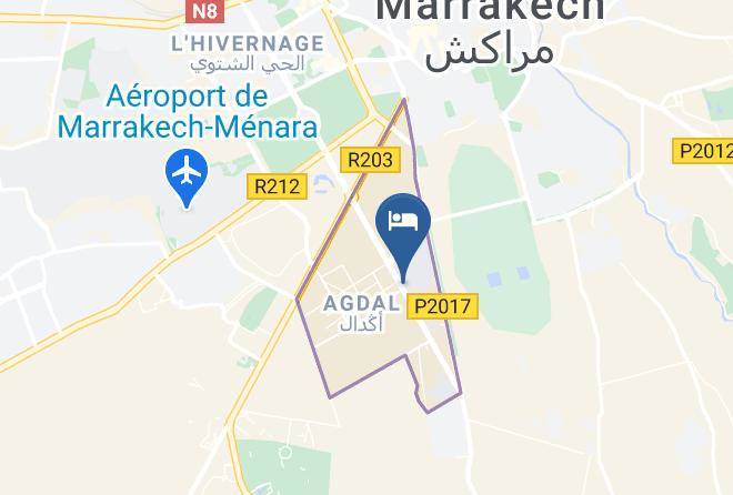 Marrakesh - Hotel Beachcomber Maps