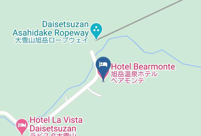 Higashikawa Townkamikawa District - Hotel Bearmonte Maps